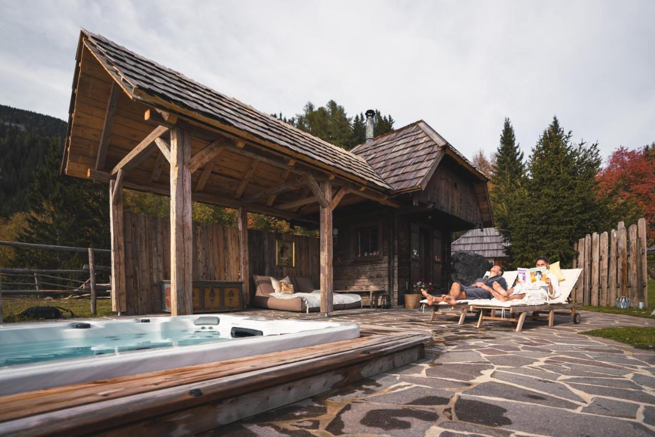 Obiralmhuette Meierhof Bad Eisenkappel Exteriör bild
