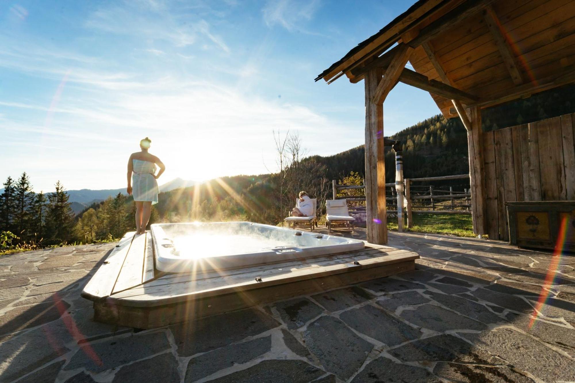 Obiralmhuette Meierhof Bad Eisenkappel Exteriör bild